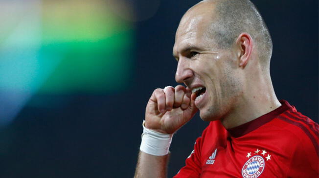 Arjen Robben parece maldecido por lesiones. Se pierde lo que resta de la temporada. 