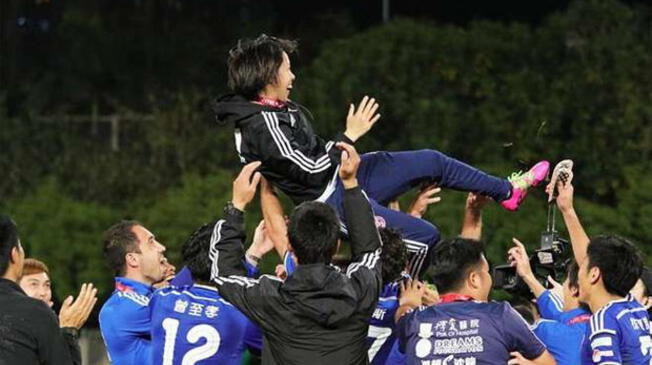 Chan Yuen-ting, la primera DT en ganar una liga de fútbol masculina.