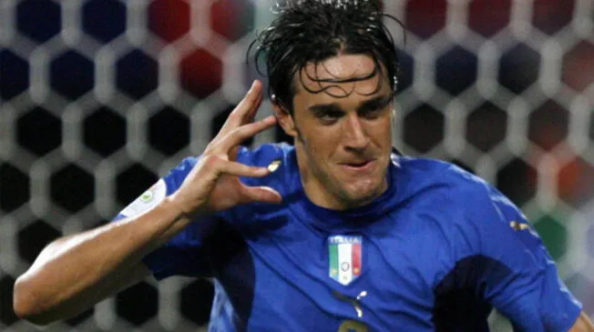 Luca Toni jugó 47 partidos con Italia y convirtió 16 goles. 