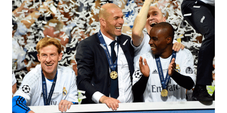 Zinedine Zidane, ganó Champions League como jugador, entrenador y técnico