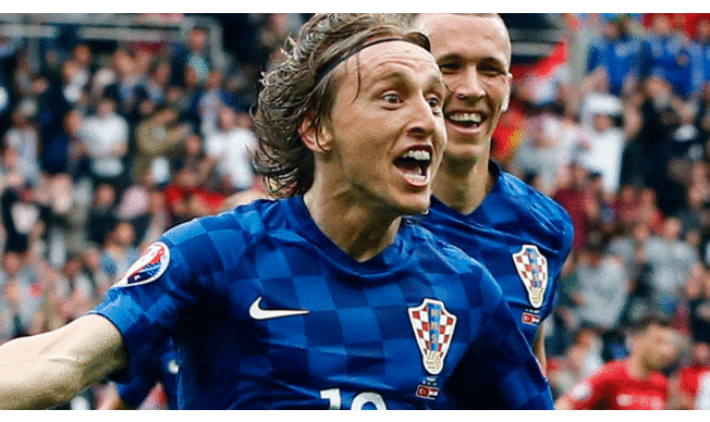  Luka Modric anotó GO-LA-ZO ante los otomanos en Eurocopa 2016