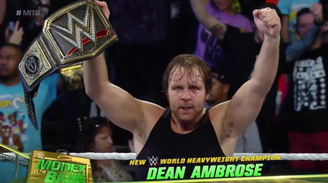 Money in the Bank 2016 fue el sitio donde Dean Ambrose se coronó como campeón