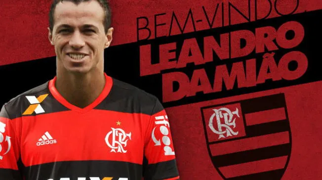 Paolo Guerrero: Flamengo presentó a Leandro Damiao como su nuevo fichaje.