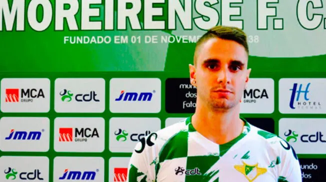 Benjamín Ubierna presentado como nuevo jugador del Moreirense FC de Portugal