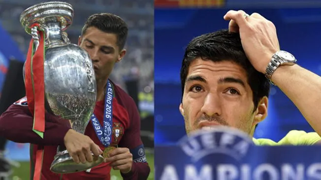 Cristiano ganó la Euro y la Champions, pero Luis Suárez cree que el Balón de Oro debe ser para Lionel Messi