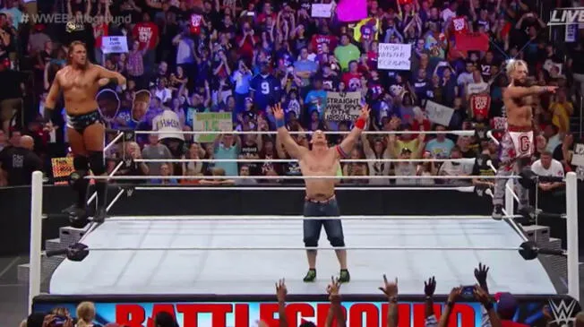 Cena logró una victoria importante junto a Cass y Amore