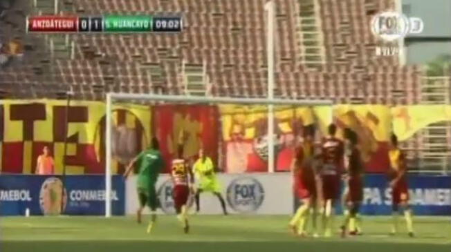 Sport Huancayo vs. Deportivo Anzoátegui: así fue el golazo de Martínez para el 1-0 del 'Rojo Matador' | VIDEO