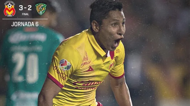 Con gol de Raúl Ruidíaz, Monarcas Morelia venció 3-2 a Chiapas por Liga MX