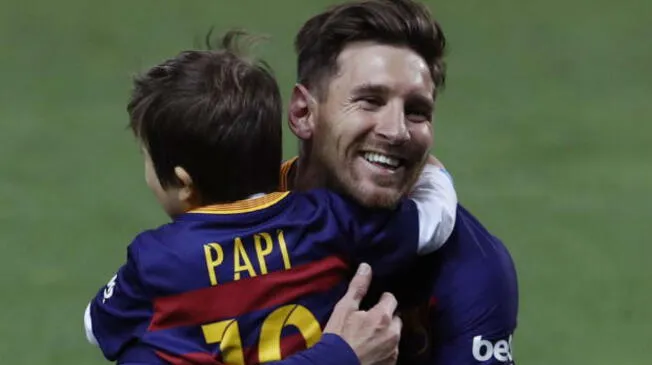 Lionel Messi: su hijo Thiago es el nuevo 'fichaje' del Barcelona.