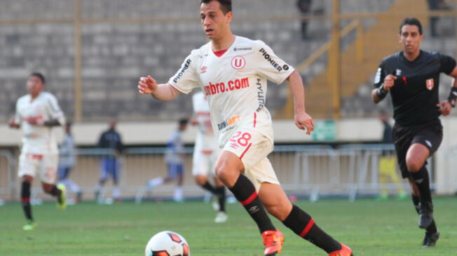 Diego Guastavino marcó el tanto del triunfo de Universitario de Deportes ante Sport Huancayo en el último partido de la fecha 3 de Liguillas 2016.