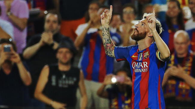 Barcelona vs. Celtic EN VIVO: Lionel Messi celebra su gol en el Camp Nou 
