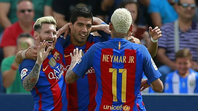 Barcelona: Messi, Suárez y Neymar firman su mejor arranque goleador en la Liga Santander.