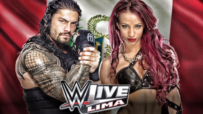 Roman Reigns y Sasha Banks estarán en Lima