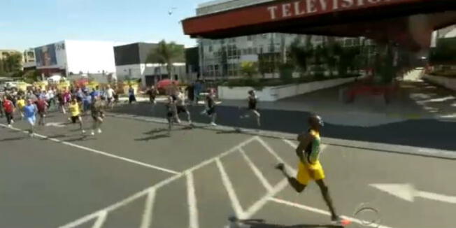 YouTube: 50 personas retaron a Usain Bolt a una carrera y esto pasó | VIDEO.