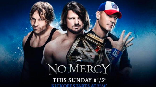 WWE No Mercy ofrecerá grandes emociones esta noche. Los mejores peleadores de la marca SmackDown se encontrarán frente a frente en el cuadrilátero.