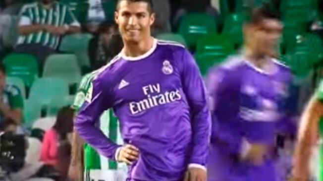 Real Madrid goleó al Real Betis. Uno de los goles fue de Cristiano Ronaldo, quien pudo sonreír luego de haber anotado con los ‘merengues’.
