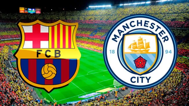 Barcelona y Manchester City jugarán el partido más importante del día en el ‘planeta fútbol’