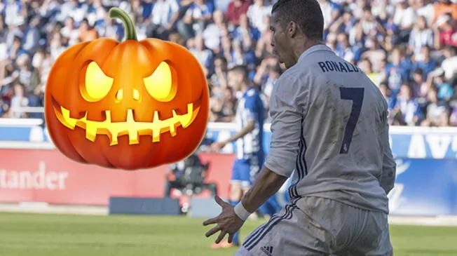 Cristiano Ronaldo no fue ajeno a las celebraciones por Halloween.