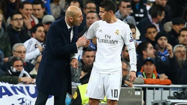 ¿James Rodríguez se lleva mal con Zinedine Zidane? El colombiano se refirió a dichos rumores. 