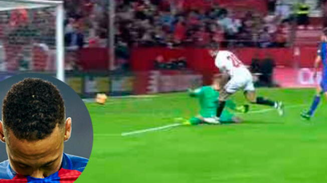 Barcelona vs. Sevilla: ver gol de Vitolo para el 1-0 en Liga Santander ante el arco de Ter Stegen | VIDEO