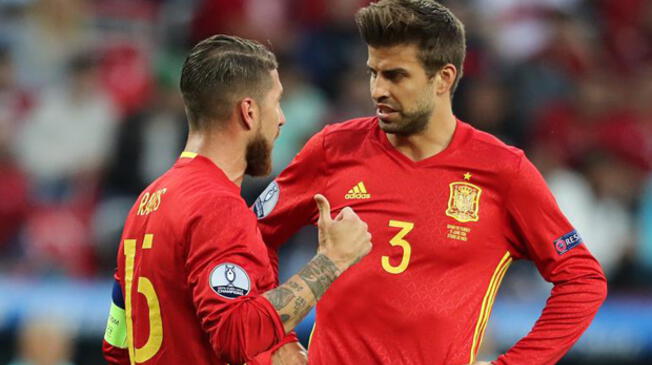 Sus diferencias quedaron de lado por España, pero Sergio Ramos y Gerard Piqué volverán a ser rivales en el clásico