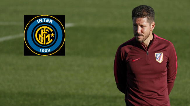 Diego Simeone no descartó la posibilidad de entrenar al Inter de Milán.