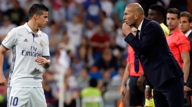 Zidane tiene el reemplazo de James Rodriguez 