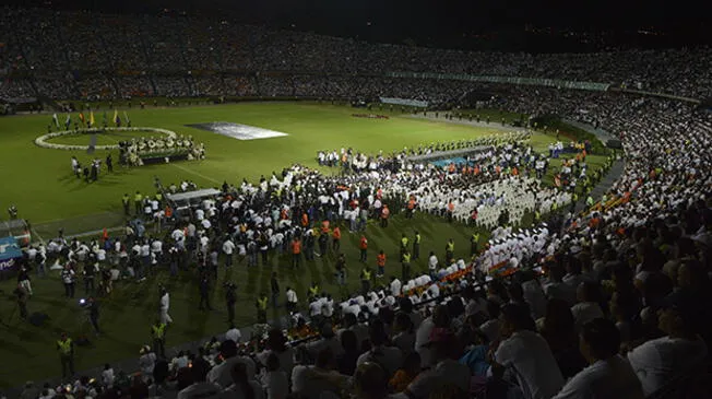 Chapecoense: Atlético Nacional le rindió homenaje en el Atanasio Girardot de Medellín