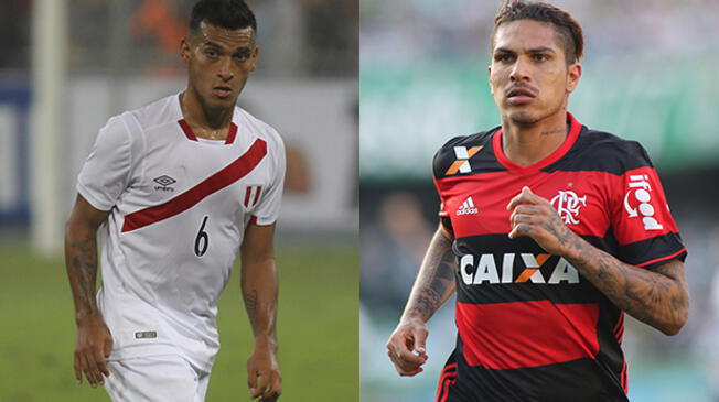 Miguel Trauco y Paolo Guerrero podrían ser compañeros en Flamengo.