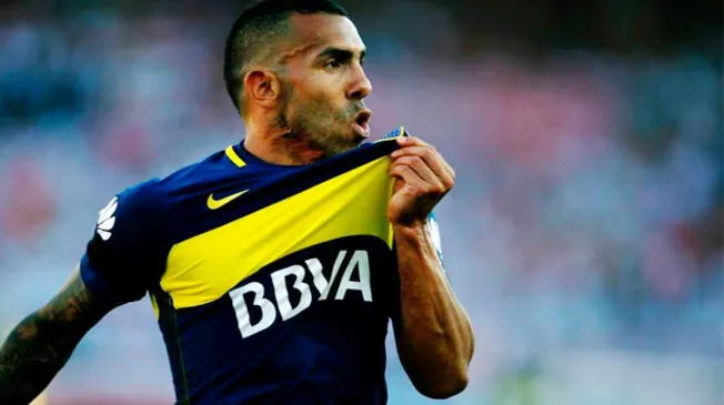 Carlos Tévez metió un golazo en el superclásico argentino entre Boca Juniors y River Plate.