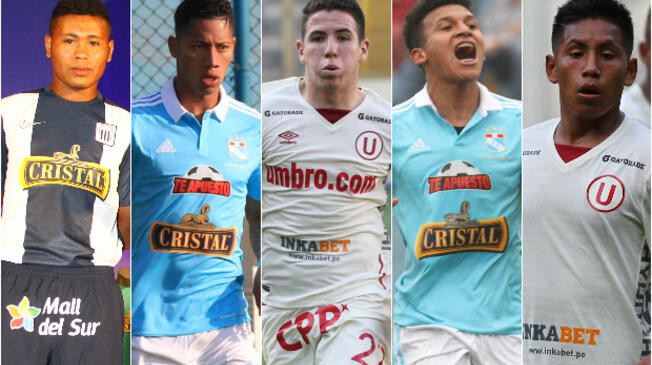 José Cotrina, Ray Sandoval, Adrián Ugarriza, Fernando Pacheco y Raúl Tito, los nominados a Mejor Jugador Sub-20.