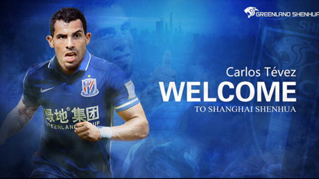Carlos Tévez, oficializado como nuevo jugador de Shanghai Shenhua