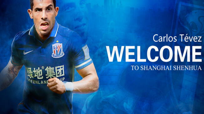 Carlos Tévez, tras haber firmado por el Shanghai Shensua de China, ganará una impresionante cifra tan solo en un año.