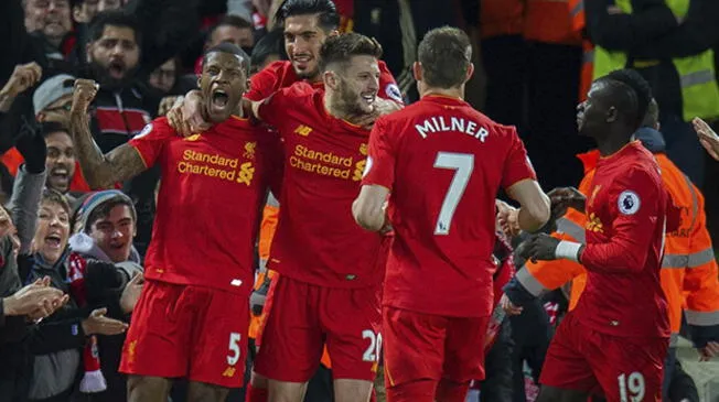 Liverpool venció 1-0 al Manchester City y es segundo de la Premier League