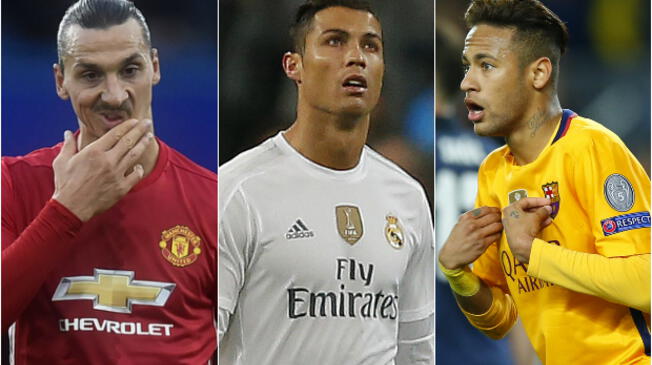 Zlatan Ibrahimovic, Cristiano Ronaldo y Neymar, protagonistas de las frases del 2016.