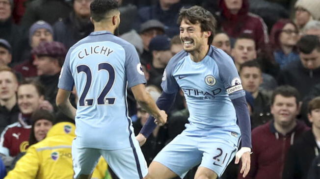 Manchester City vs. Burnley: Clichy celebra el primer gol 'Citizens' 