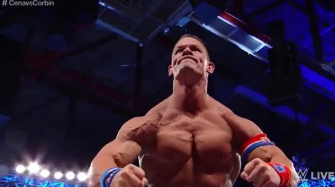 En WWE SmackDown Live, John Cena derrotó a Baron Corbin.