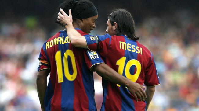 Ronaldinho revela en una carta cómo descubrió el talento de Lionel Messi.