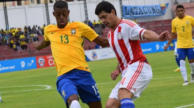 La selección brasileña ganó 3-2 a Paraguay en el Sudamericano Sub-20 de Ecuador.