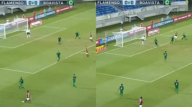 En el Flamengo vs. Boavista, Miguel Trauco dio el pase para que Paolo Guerrero anote un golazo.