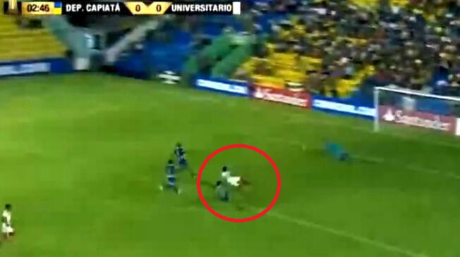 Universitario vs. Capiatá: Diego Manicero y el increíble gol que se falló en el inicio del partido | VIDEO