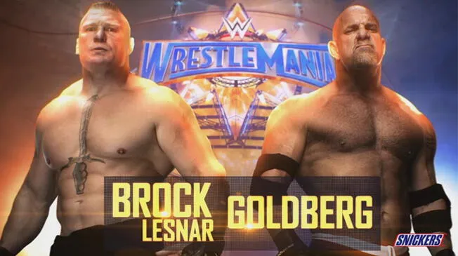 En Monday Night Raw, Golberg confirmó su pelea contra Brock Lesnar en Wrestlemania 33.