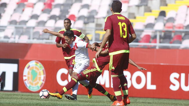 Selección Peruana Sub-17 cayó 3-2 ante Venezuela y quedó eliminado del Sudamericano
