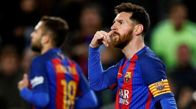 Lionel Messi hizo una controversial celebración en el Barcelona vs, Celta de Vigo.