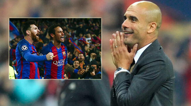 Pep Guardiola elogió la gesta del Barcelona en la Champions League.