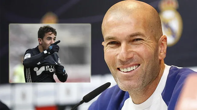Zinedine Zidane está encantado con el juego de Maxime López.