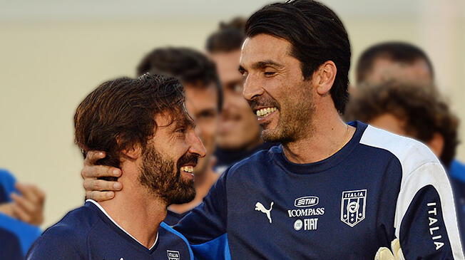 Andrea Pirlo le jugó una tremenda broma a Gianluigi Buffon.