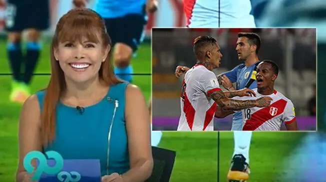 Magaly Medina no se olvida de Paolo Guerrero y pierde apuesta tras triunfo de Perú ante Uruguay