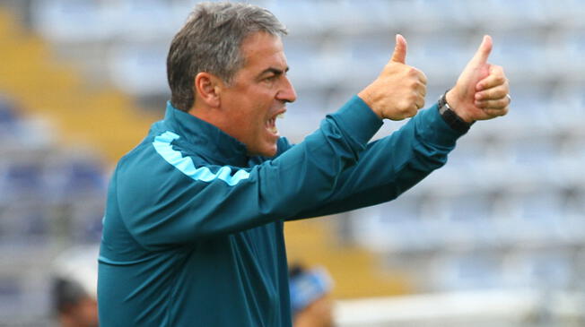 Alianza Lima: Bengoechea felicitó a sus jugadores tras empate ante Independiente