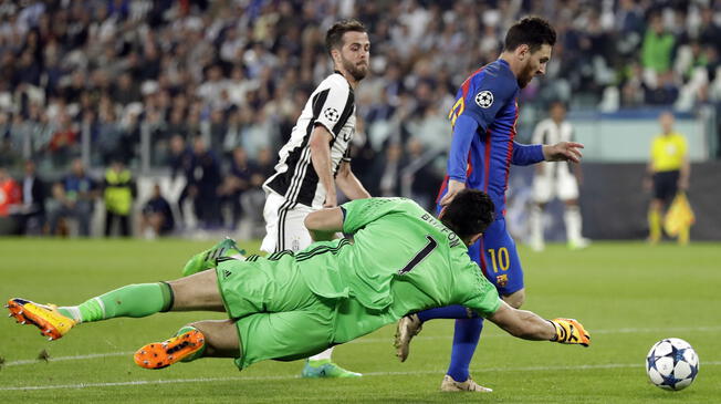 Gianluigi Buffon sigue sin recibir un gol de Lionel Messi